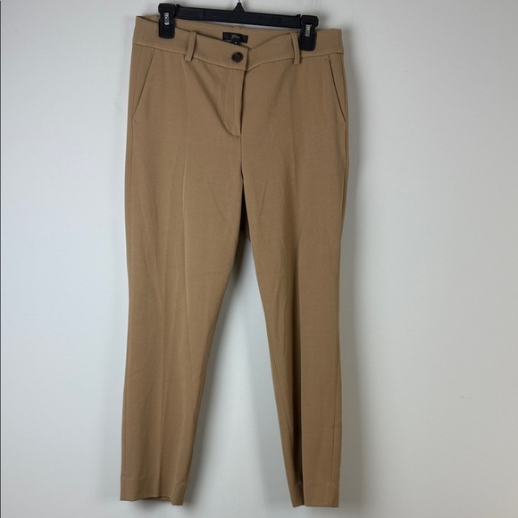 J Crew Slim Ankle Pants Camel Tan Size 8 - Picture 2 of 9